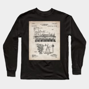 Brewing Beer Patent - Beer Art - Antique Long Sleeve T-Shirt